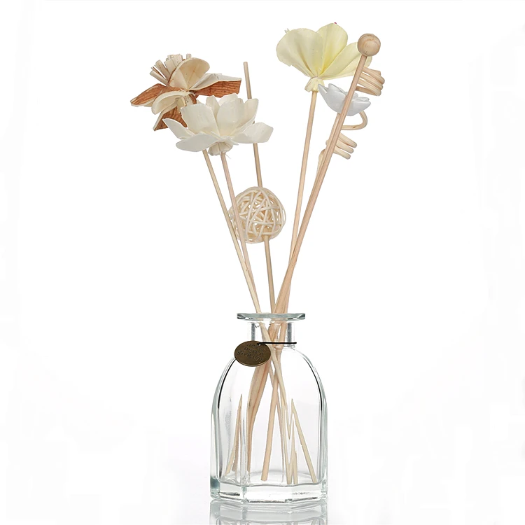 150ml Clear Empty Aroma Reed Diffuser Bottle Glass Reed Diffuser Perfume Bottles with Cork