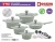 Import 17pcs Dessini Cast Iron Granite Non Stick Pots and Pans Die Casting Nonstick Aluminum Cookware Sets from China