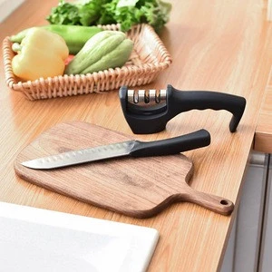 2 in 1Kitchen Knife Sharpener - 3 Stage Knife Sharpening Tool Sharpens Chef&#39;s Knives - Kitchen Accessories Help Repair,