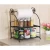 Import 2 Tier Can Rack Spice Jar Kitchen Storage Organizer  Cabinet Spice Rack Organizer with roll  holder from China