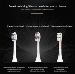 2000mah Rechargeable Electric Toothbrush with Replacement Brush Heads