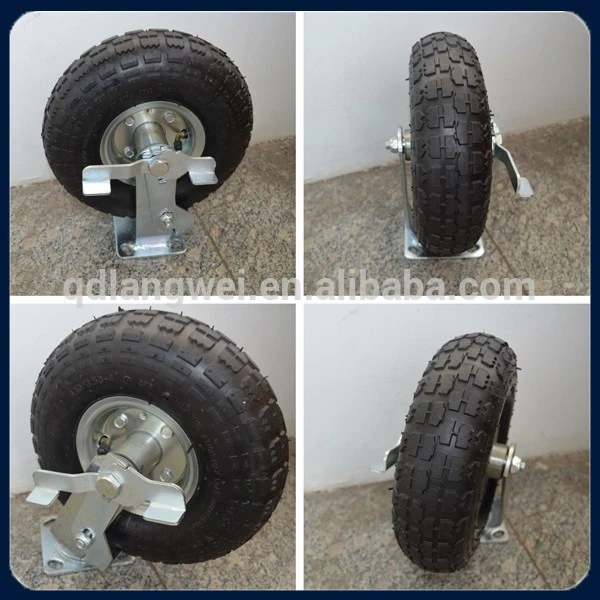 200mm scaffolding caster wheel with brake