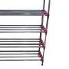 201 stainless steel shoe racks for home 3-5 layer display metal shoe rack