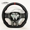 2012-For DODGE RAM Fully Reshape NAPA Leather Car Steering Wheel