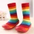 Import 2017 rubber sole floor walking toddler baby socks anti slip from China