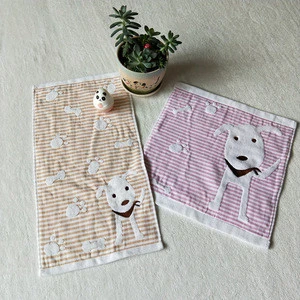 2018 Jacquard Baby Face Towel Cotton Small Face Towel For Kids Factory Supply