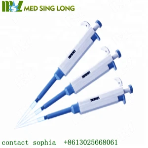 2018 Variable adjustable volume pipette/Half autoclavable Chemical Resistance adjustable micro pipette for lab