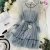Import 2019 Latest Design Women Gauze flare sleeve O-Neck Star Sequins Princess Mesh Dresses from China