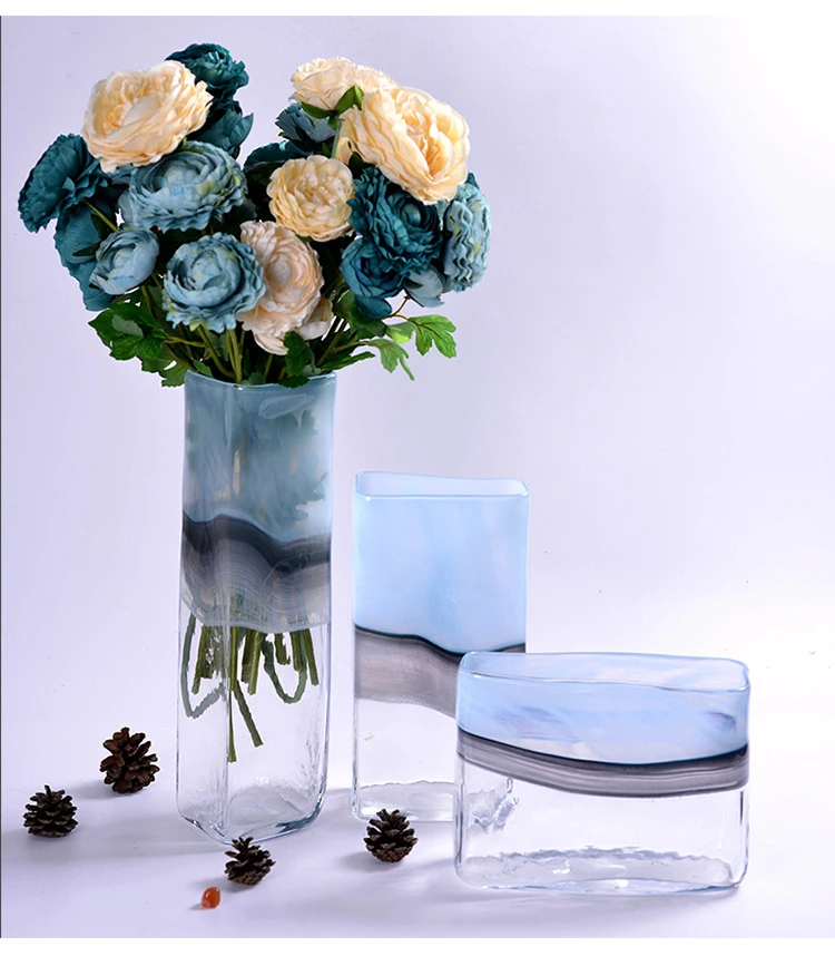 2019 new fashion creative glass vase home decoration