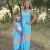 Import 2019 New Style Mother and daughter Black And Blue skirt Family Matching Outfits Summer Beach Dress from China