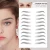 2020 4D imitation ecological Beauty Sticker Temporary Eyebrow Tattoo Sticker China