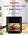 Import 2020  Deluxe electric air fryer Oven 12L multifunction LCD/LED  digital touch screen nonstick cooker oil free oilless from China