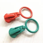 2020 new clothing accessories plating metal zipper slider color ring zipper puller
