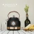 Import 2020 New design retro rose gold and black color big capacity 1.7L electric water kettle home appliances with thermometer kettle from China
