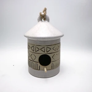 2020 New Fashion Bird House Waterproof Ceramic Bird Aviary Eco friendly Bird Nest Box