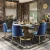 Import 2020 Newst Nordic Marble Top Luxury Soft Parcel Hotel Restaurant Round Marble Dining Table With Turntable from China