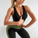 2021 high impact new design high-support sport bra plus size without steel ring fixed cup fitness yoga bra