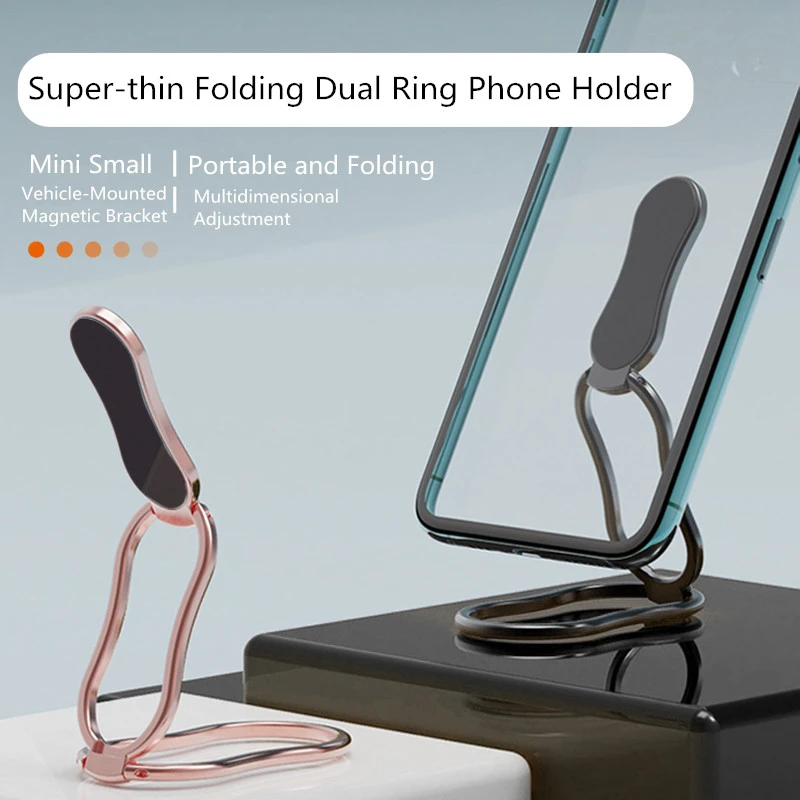 2021 New 360 degree rotation Adjustable Foldable Alloy Portable Lazy Mobile Phone Holder Phone Stand