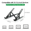 2021 New Computer Accessories Adjustable Metal folding laptops table  Stand Tablet laptop cooler holder for macbook hp