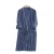 Import 2021 spring and summer mid-length Japanese home casual couple nightgown hotel solid color long-sleeved bathrobe from China