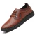 Import 2021 spring classic brown pu casual mens leather shoes mens dress shoes from China