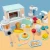 Import 2021 wooden toys play house kitchen set toys for children from China