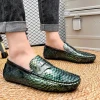 2024 Men loafer shoes genuine leather cheap slip on driving shoes