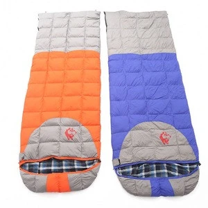 2.9kg duck down winter extreme cold  weather with Removable Flannel liner sleeping bag for