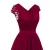 Import 3 Colors Navy Pink Red Women Floral Chiffon Lace Short Bridesmaid Dresses Cocktail Party Dress from China