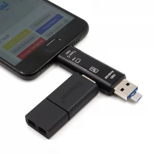 3 in 1 Multi-function usb smart card reader Type-C 3.0 mobile phone usb flash driver android usb otg business card reader