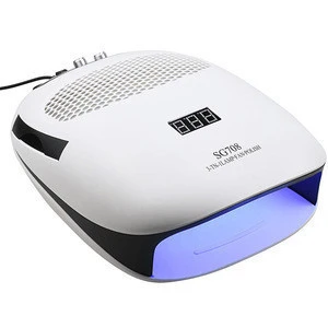 3 in 1 Nail Art Equipment 50W UV LED Nail Dryer  Electric Nail Drill High Power Powerful Dust Manicure Tools SG708