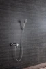 304 stainless chrome brass polished shower set cold and hot adjustable shower set