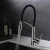 Import 304 stainless steel black kitchen sink faucet pull out kitchen faucet with sprayer from China