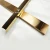 Import 304/316 grade stainless steel brushed gold/rose gold  hotel ceramic tile trims u shape strips from China