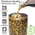 Import 30OZ Gold Leopard Epoxy Tumbler 30 OZ Glitter Gold Cheetah Stainless Steel Cup Gifts For Water Holder DOM1172 from China