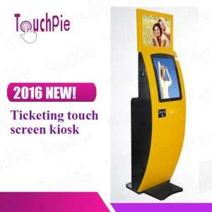 32 inch floor stand bill acceptor kiosk self payment kiosk with touch screen