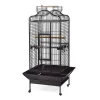 32" x 30" x 61" Big Play Top Perch Metal Parrot Bird Cages with Stand and Wheels