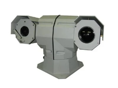 3300m Warehouse Surveillance Dual Sensor PTZ Uncooled Thermal Camera