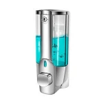 350ml Wall Mount Shower Bath Soap Shampoo Dispenser with a Lock for Bathroom Washroom