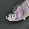 3D eye artificial bait bulk T-tail bait 11cm 16g Bulk custom swimming plastic soft bait