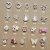 Import 3d nail sticker fashion crystal 3d Nail Stickers,nail art stickers from China