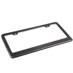 3K twill carbon fiber custom car license plate frame