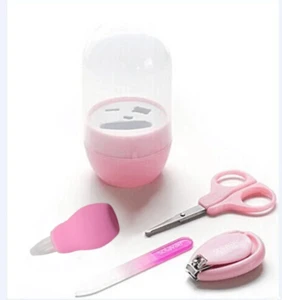 3pcs safety baby products online cute shape baby nail clipper set manicure set for baby