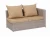 Import 3pcs steel sectional  wicker sofa set rattan sofa from China