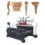 Import 4 axis cnc wood lathe machine 3d carve machine center for classic/ antique furniture legs, decorations, statues and artcrafts from China