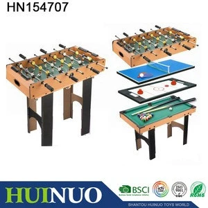4 in 1 Soccer multi game table billiard table air hockey table-tennis HN154707