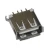 Import 4 Pin Female Mini USB 90 degree A/F Connector from China
