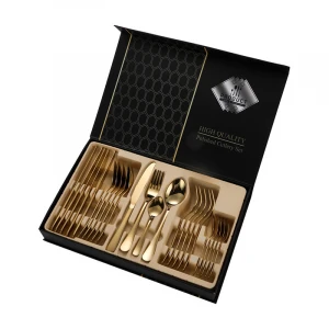 410 stainless steel 24 sets of tableware cutlery gift box set