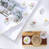 46pcs/box Round Flower Series Mini Boxed Stickers Decorative DIY Album Skateboard Decor Scrapbook Sticker Phone Case Decor