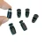 Import 4mm Black color PLASTIC STOPPER/ CORD LOCK/ CORD END / BUCKLES/ BUTTON from China